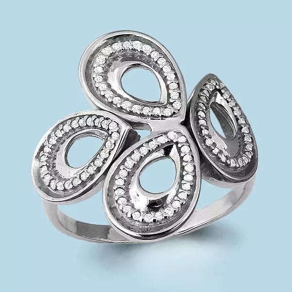 Кольцо из серебра, артикул LV63783А