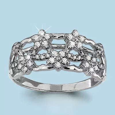 Кольцо, артикул LV63702А, серебро