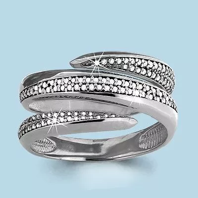 Кольцо, артикул LV63660А, серебро