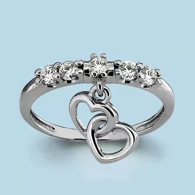 Кольцо, серебро, артикул LV63657А