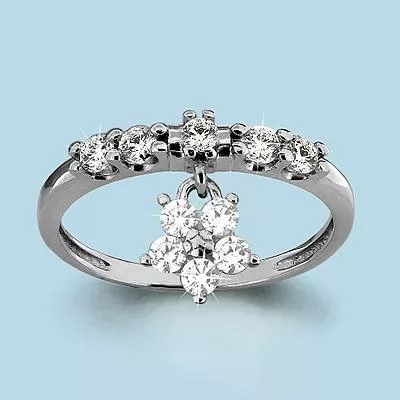 Кольцо, артикул LV63655А, серебро